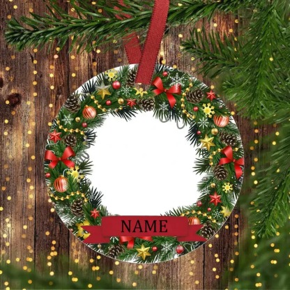 Personalized Baby Photo Christmas Ornament