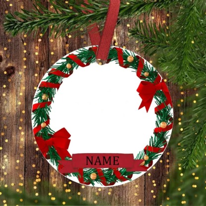 Personalized Baby Photo Christmas Ornament