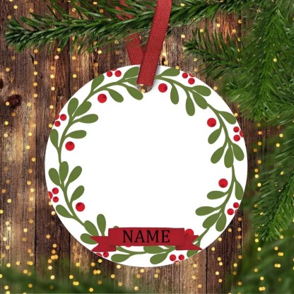Personalized Baby Photo Christmas Ornament