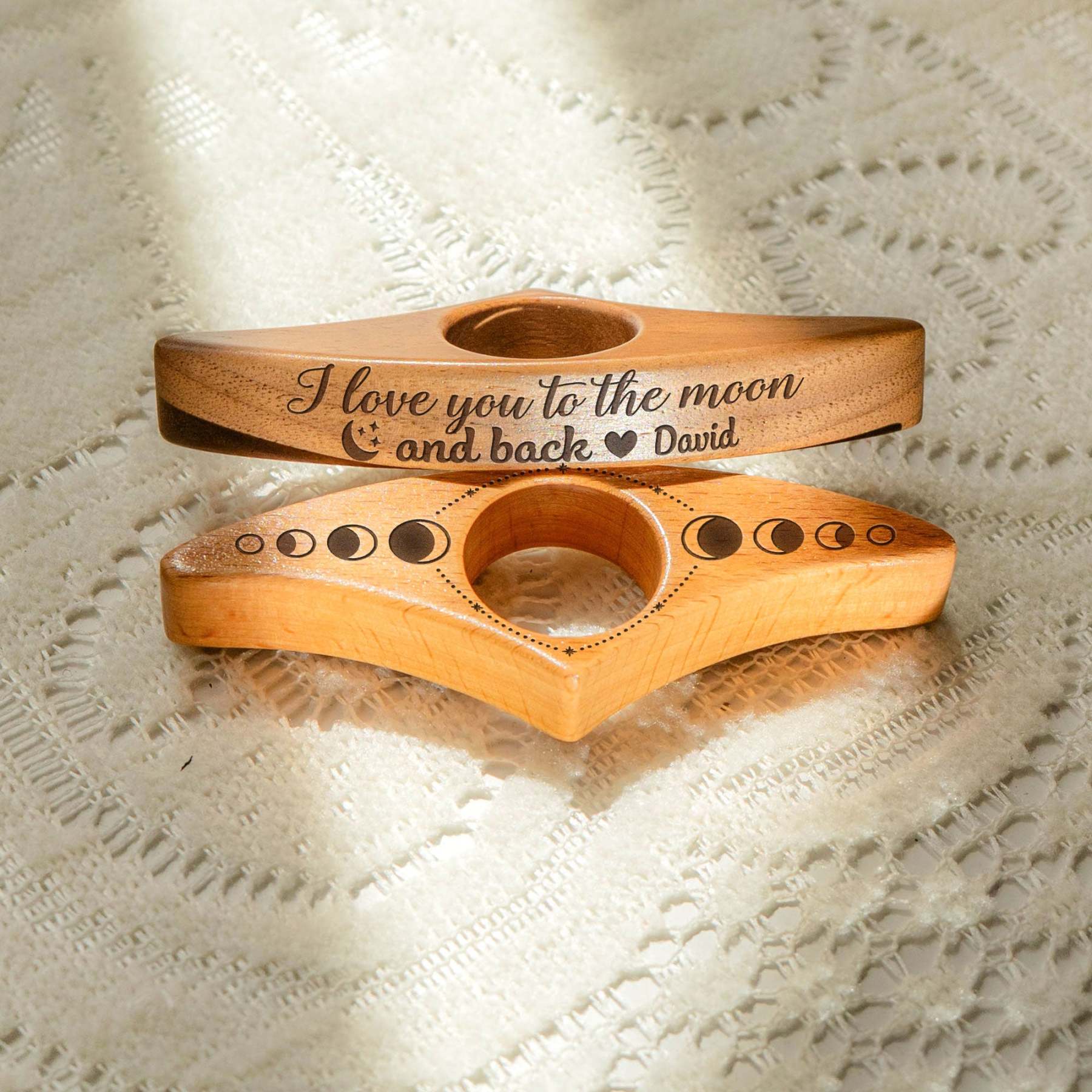 I Love You To The Moon And Back - Personalized Book Page Holder