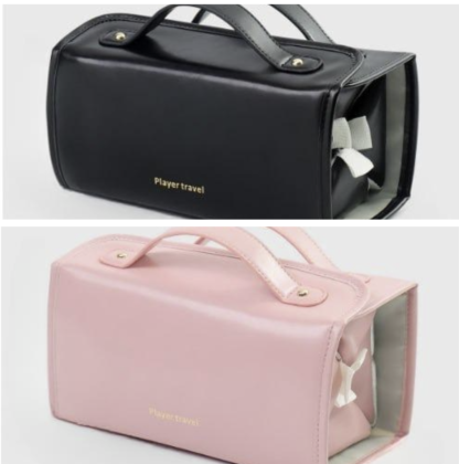 TO DAY 49% OFF Leather Waterproof Cosmetic Bag