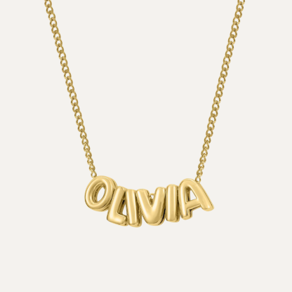 Buy 1 Get 2 FREE🎁Bubble Name Necklace