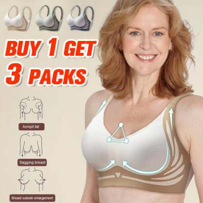 🔥Last Day Buy 1 Get 3 Packs🎁Super gather bra | Wireless Push-up Bra👍No more sagging breasts