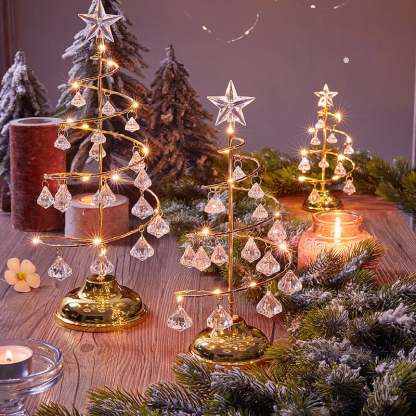LED Light Crystal Christmas Tree