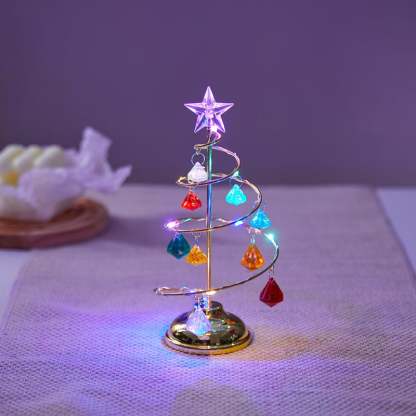 LED Light Crystal Christmas Tree