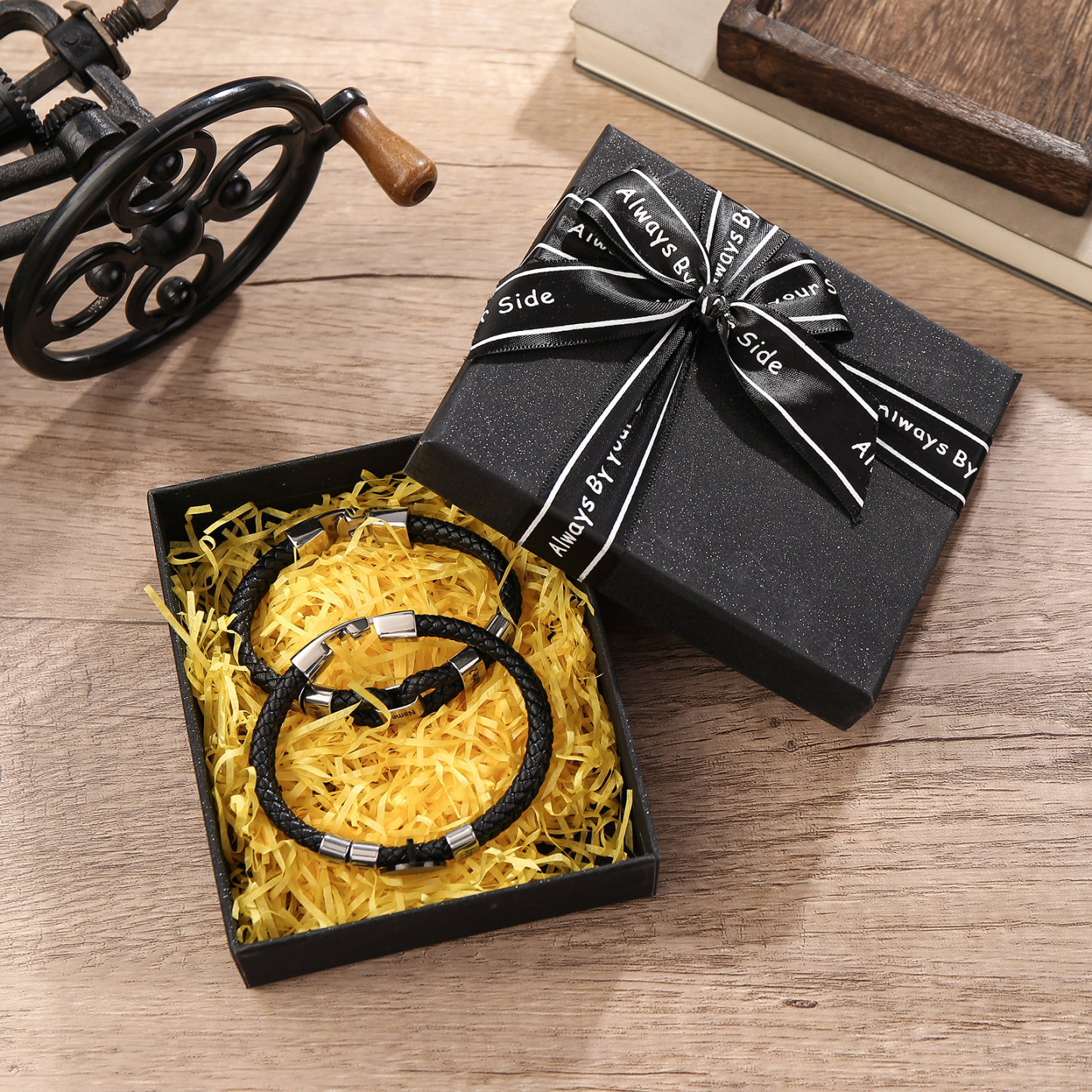 Exquisite Gift Box Black Gift Packaging Jewelry Box