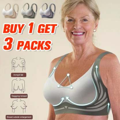 🔥Last Day Buy 1 Get 3 Packs🎁Super gather bra | Wireless Push-up Bra👍No more sagging breasts