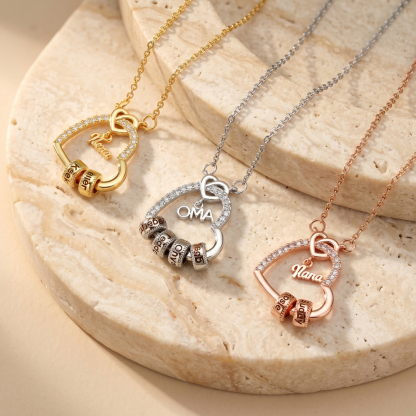 Personalized Family Name Necklace for Mom