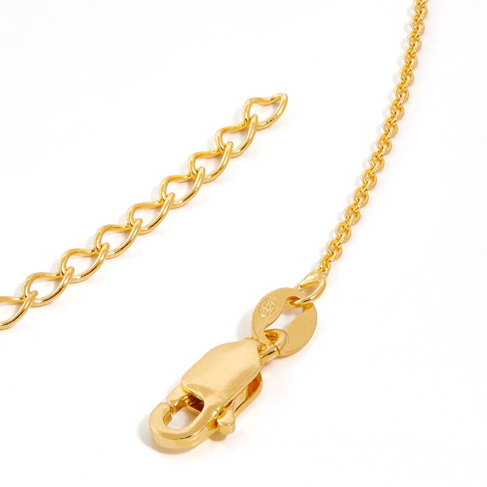 Charming Heart Necklace with Engraved Beads