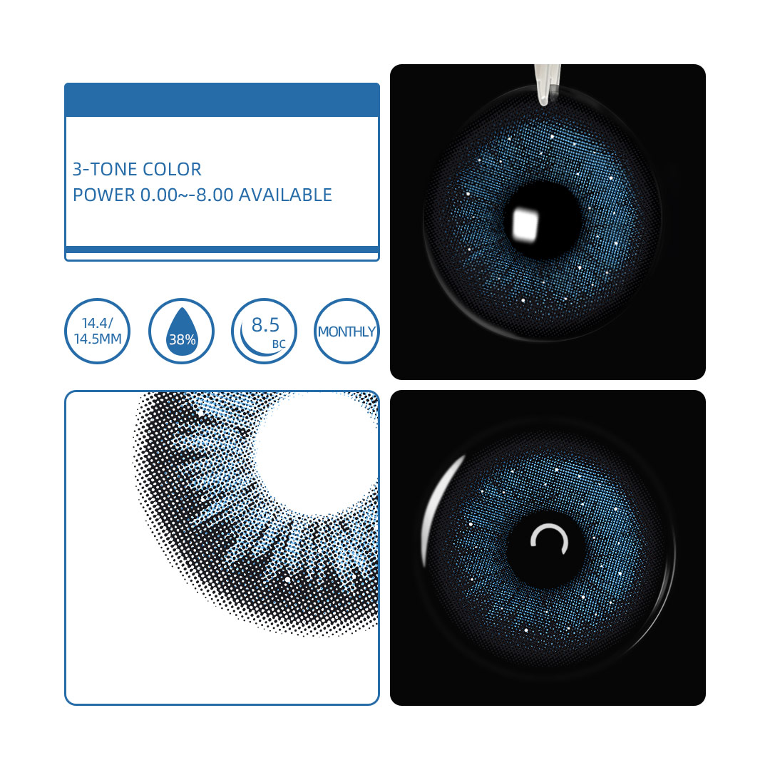 Monthly | Eyemua Foggy Peaks Blue