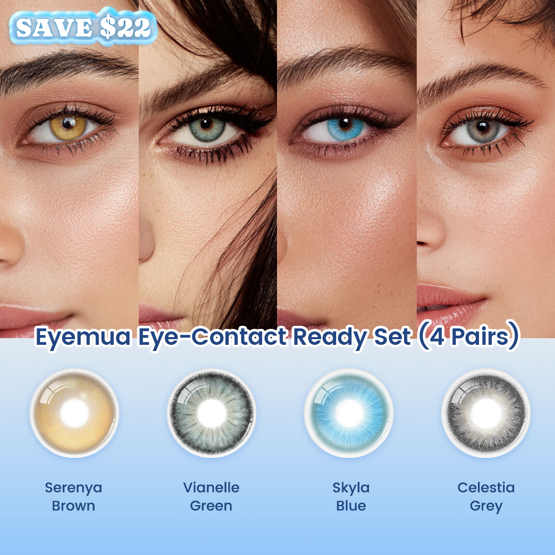 Eyemua Eye-Contact Ready Set (4 Pairs)