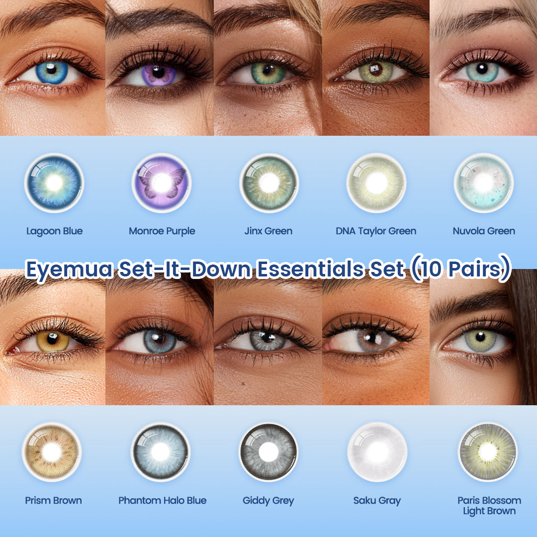 Eyemua Set-It-Down Essentials Set (10 Pairs)