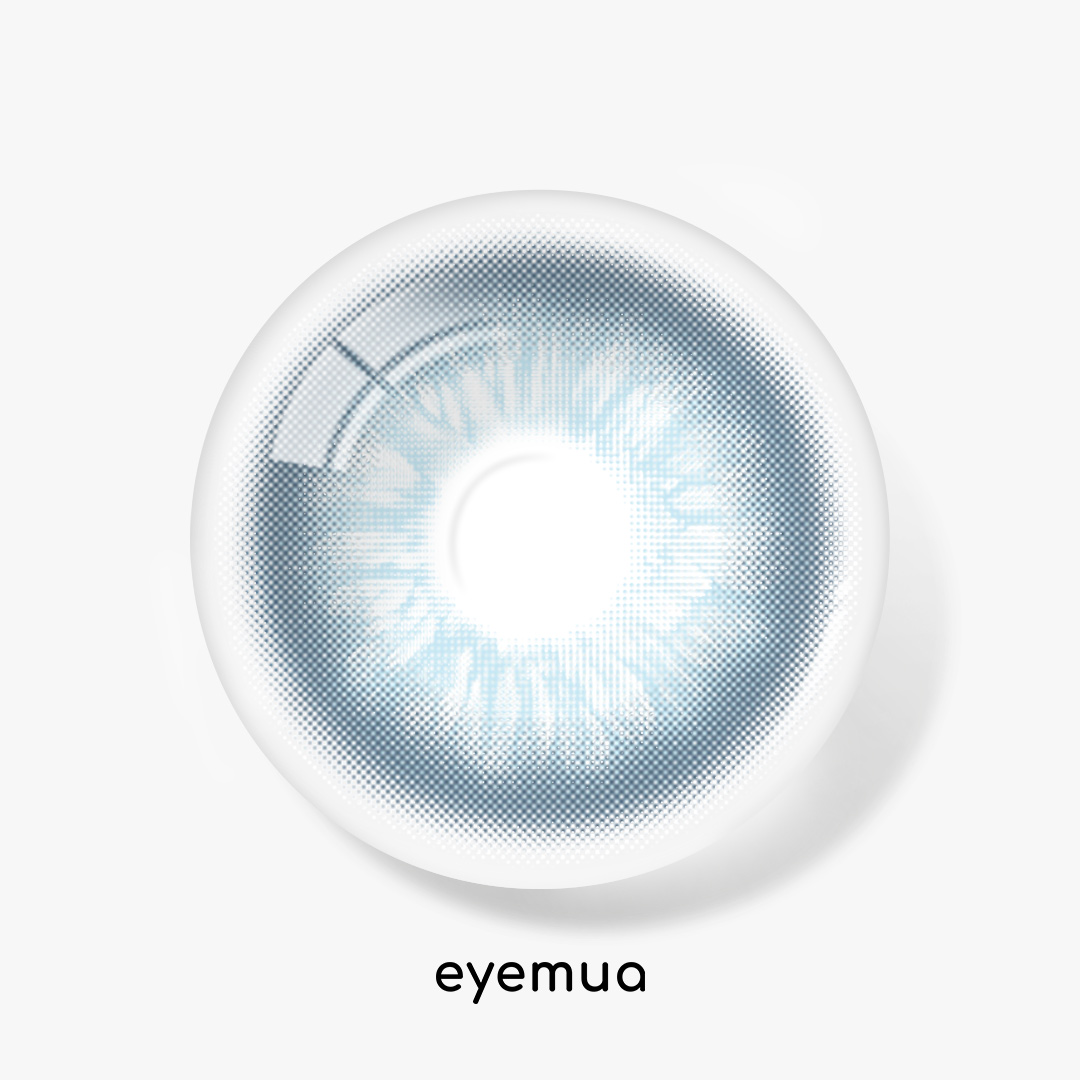 Eyemua Glacier Blue Men Colored Contact Lenses