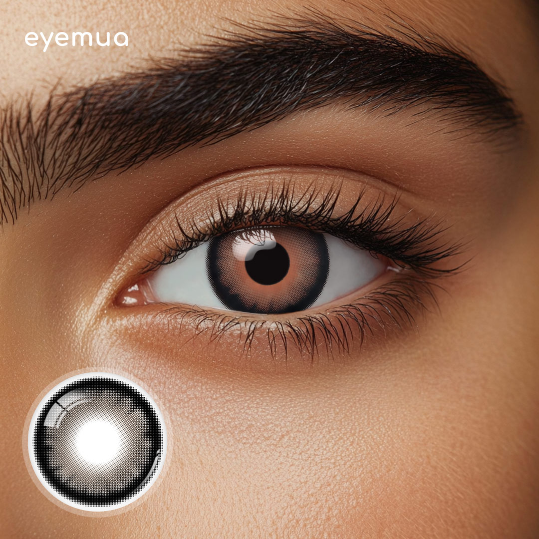 Eyemua Nocturne Brown Men Colored Contact Lenses