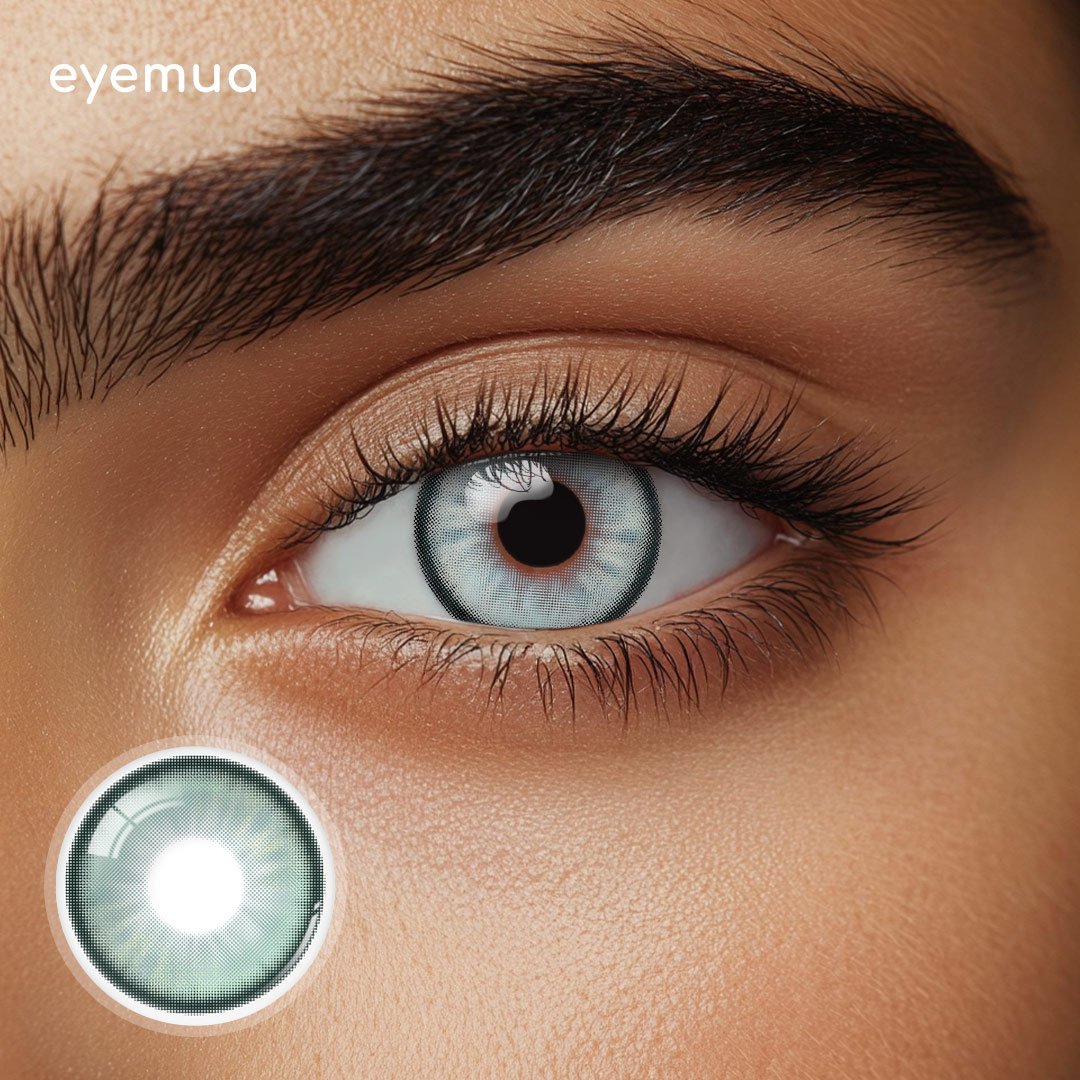 Eyemua Dreamscape Green Men Colored Contact Lenses
