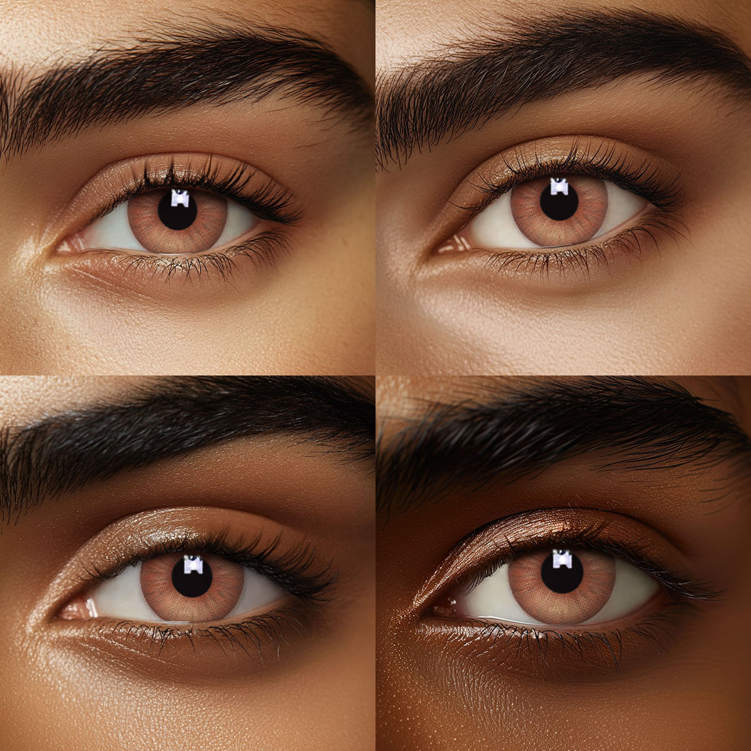 Eyemua Apollo Brown Men Colored Contact Lenses