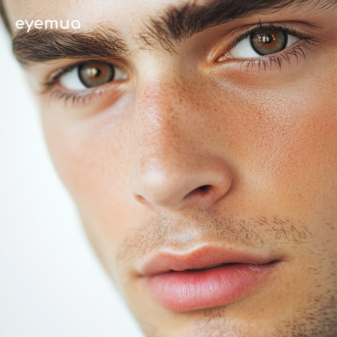 Eyemua Creamy Glow Grey Men Colored Contact Lenses