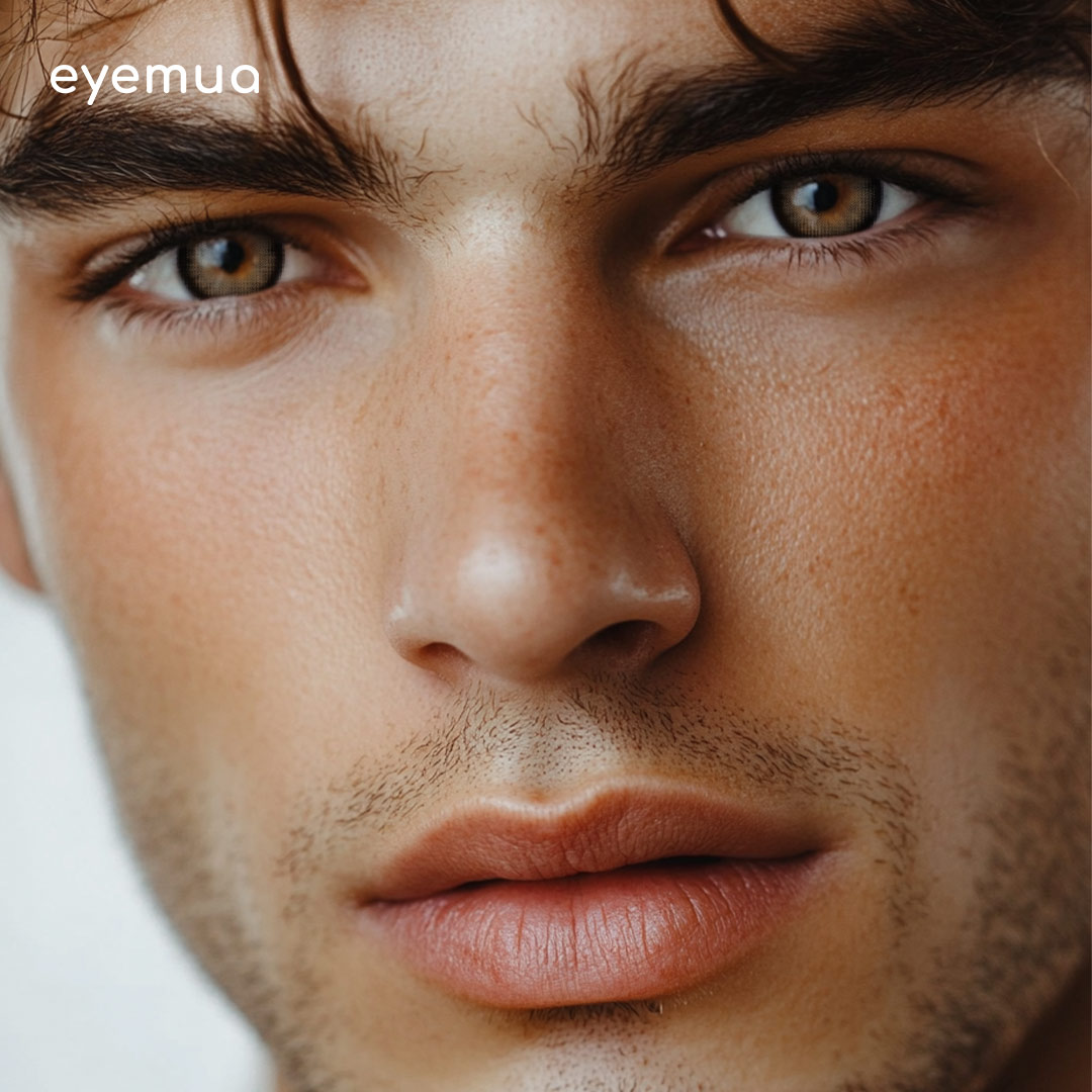 Eyemua Nocturne Grey Men Colored Contact Lenses