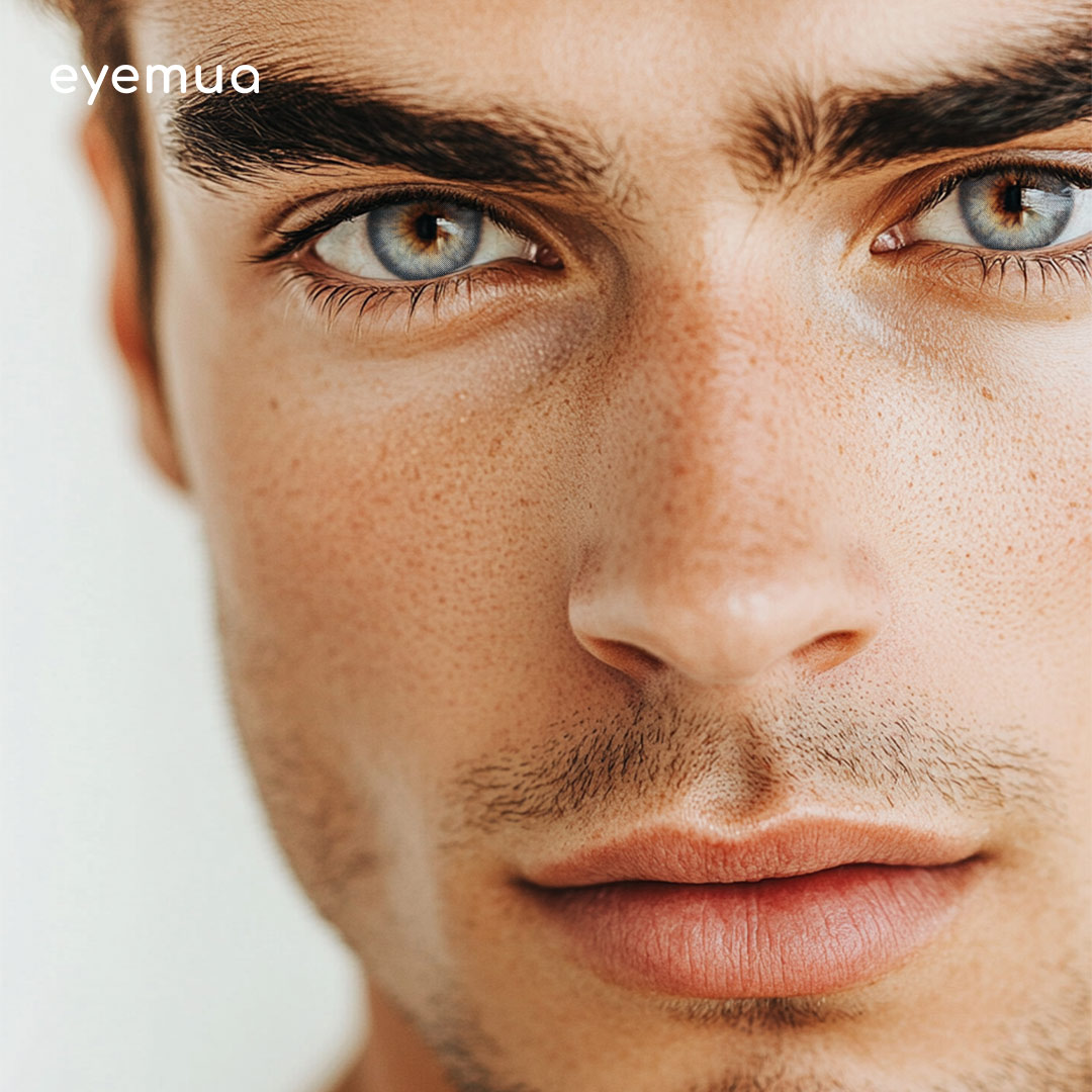 Eyemua Frozen Delight Blue Men Colored Contact Lenses