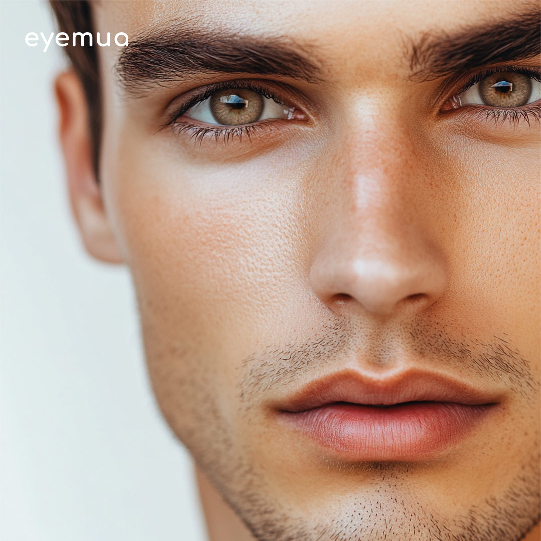 Eyemua Vermis Brown Men Colored Contact Lenses