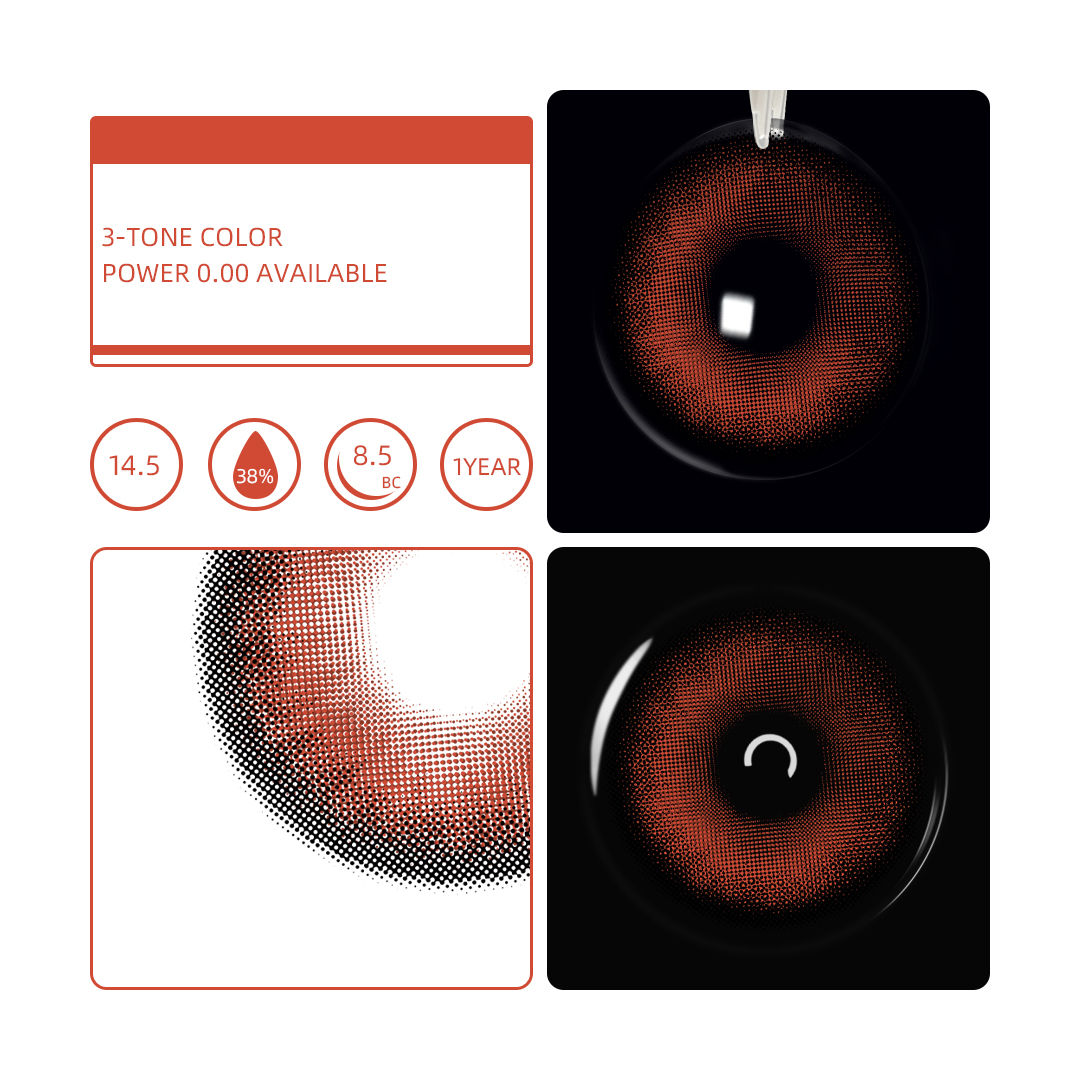 Eyemua Bloodrose Red