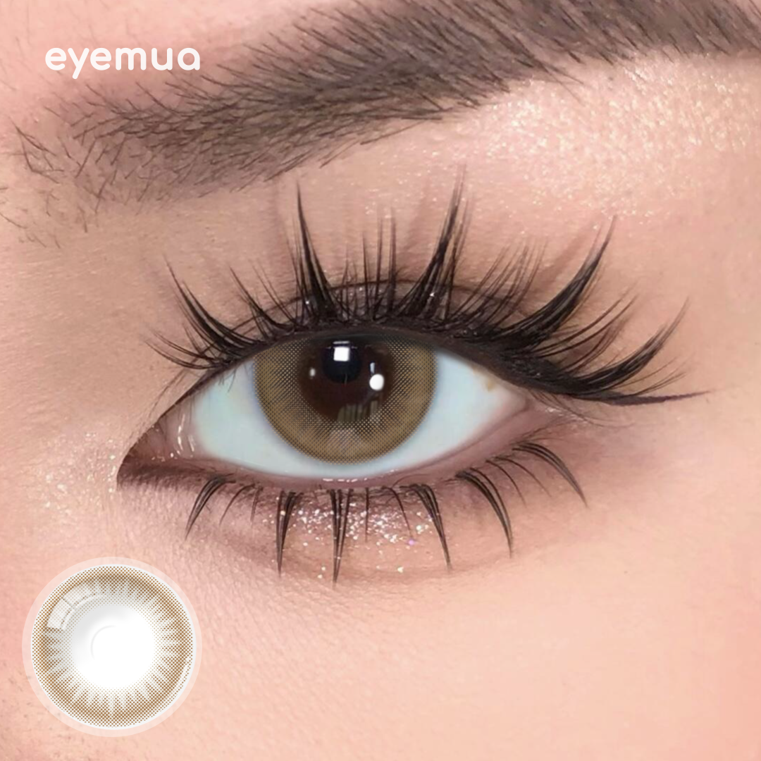 Eyemua Brulee Brown - 1 Day, 10 Pcs