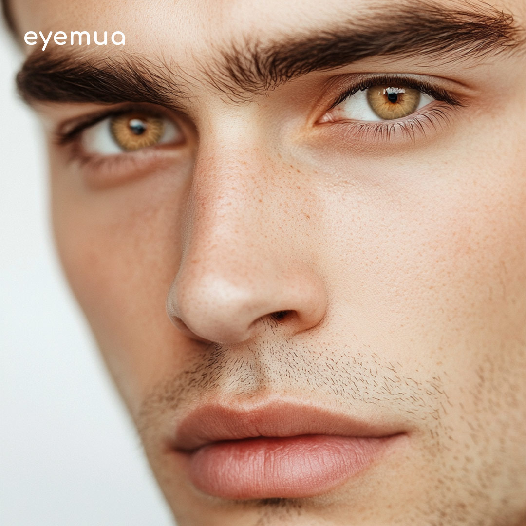 Eyemua Majesty Brown Men Colored Contact Lenses