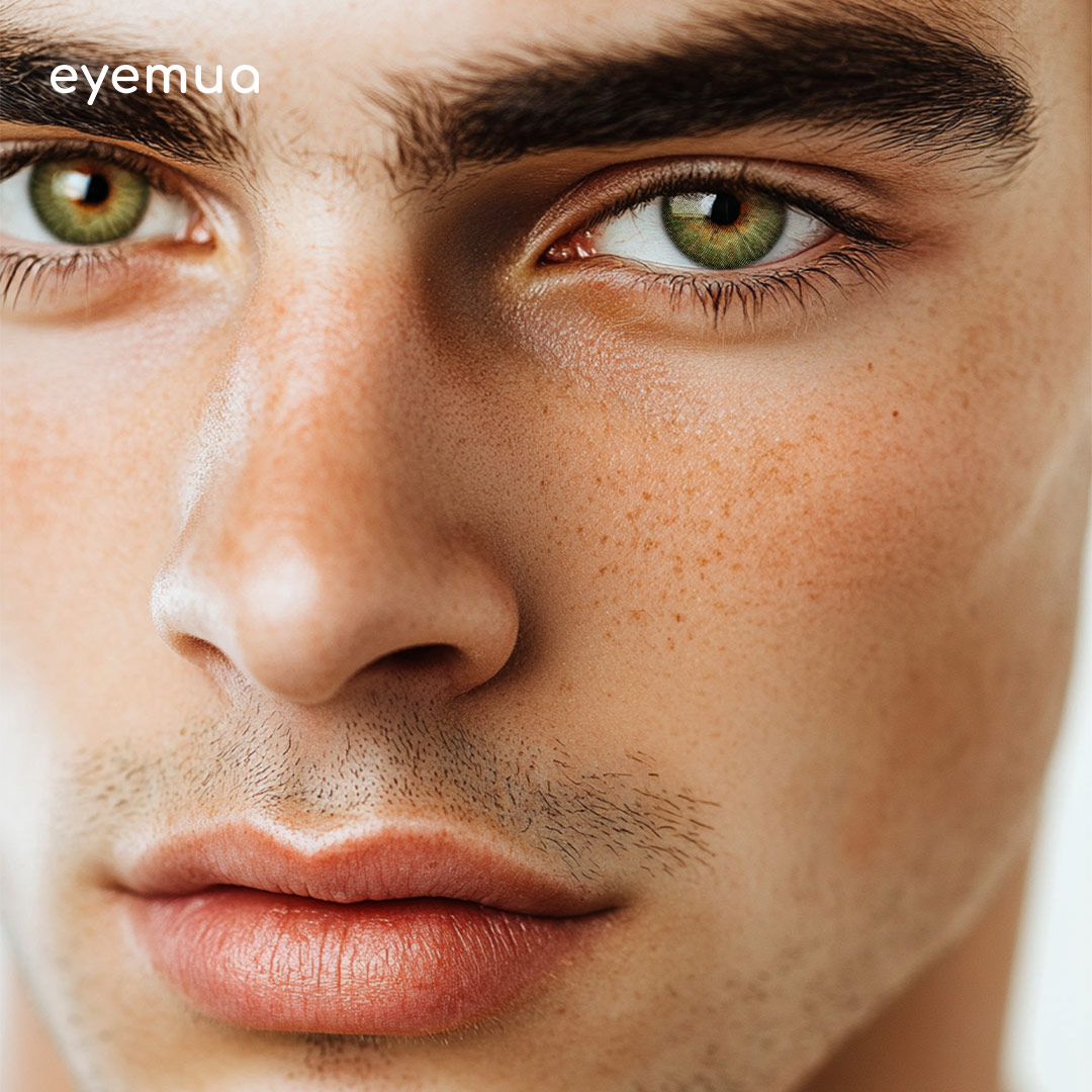 Eyemua Majesty Green Men Colored Contact Lenses