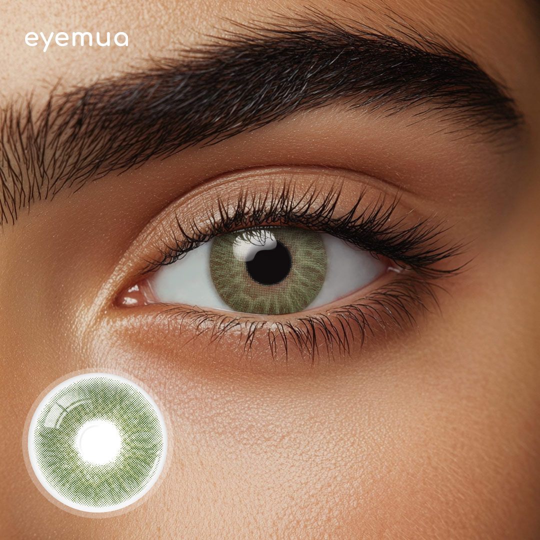 Eyemua Majesty Green Men Colored Contact Lenses