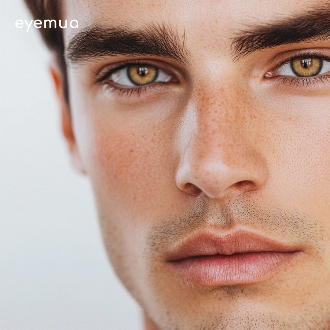 Eyemua Doll Dream Brown Men Colored Contact Lenses