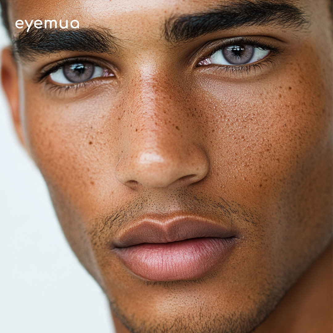 Eyemua Chasm Purple Men Colored Contact Lenses