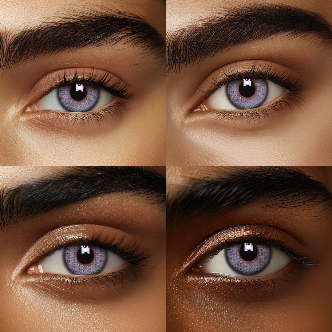 Eyemua Chasm Purple Men Colored Contact Lenses