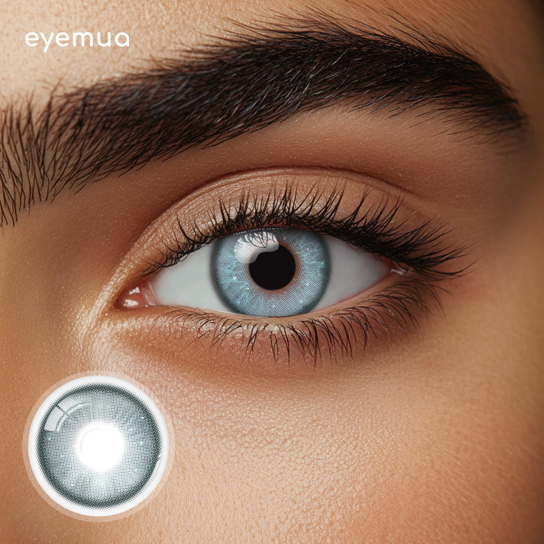 Eyemua Chasm Green Men Colored Contact Lenses