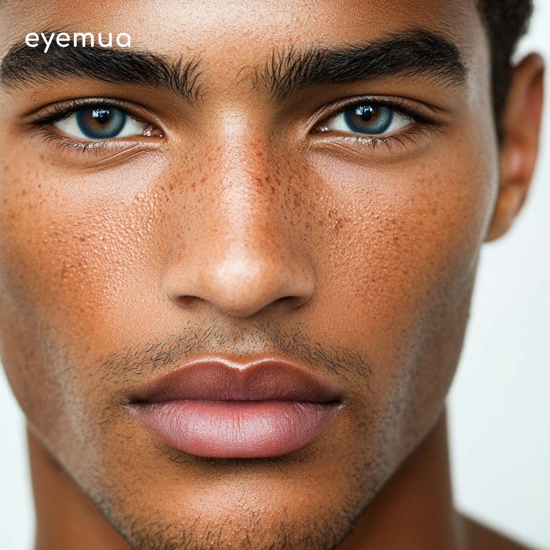 Eyemua Dazzle Doll Blue Men Colored Contact Lenses