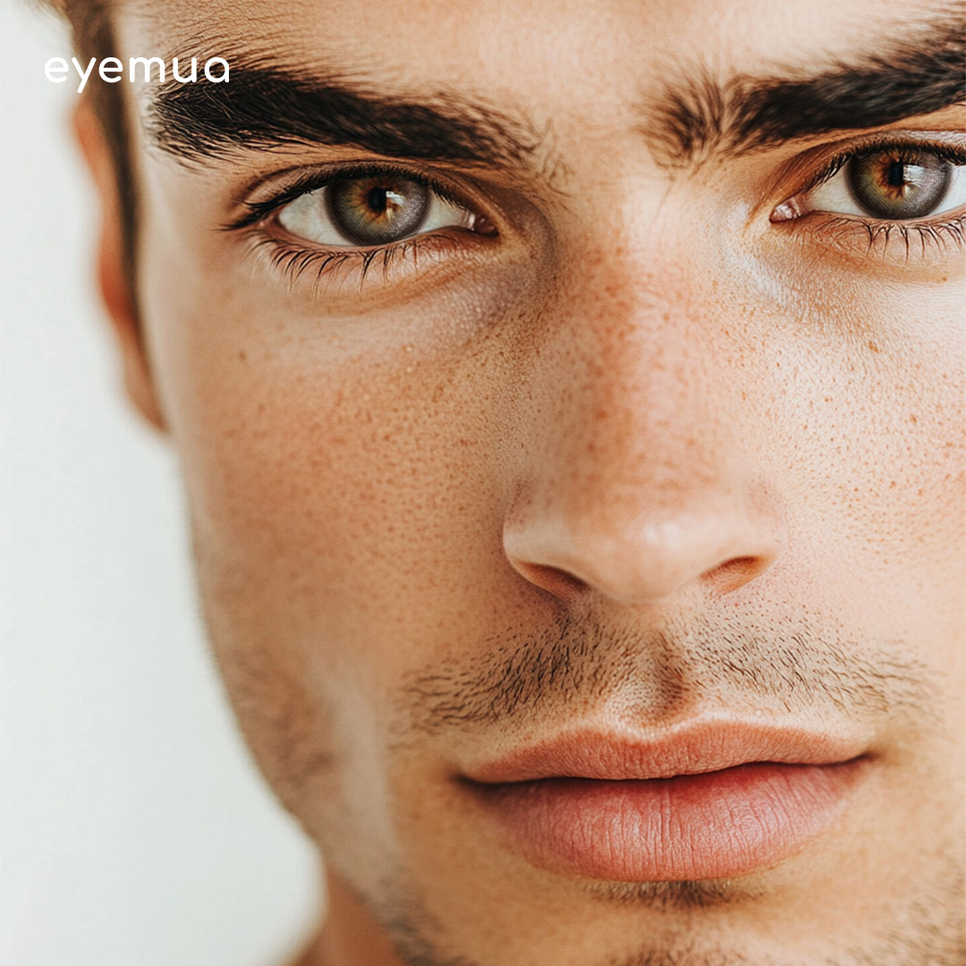 Eyemua Dazzle Doll Black Men Colored Contact Lenses