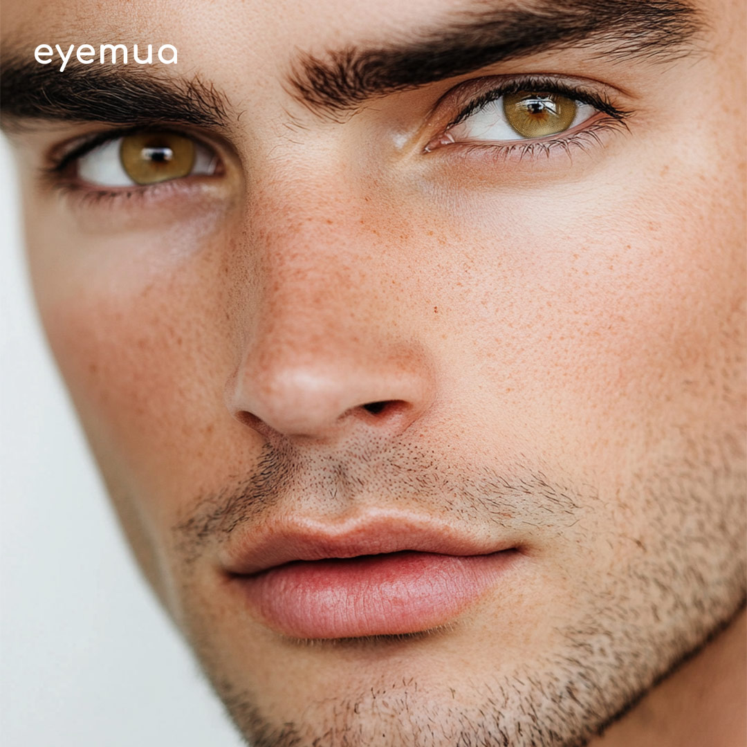 Eyemua Marvel Brown Men Colored Contact Lenses