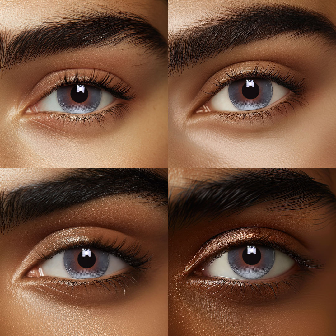 Eyemua Marvel Grey Men Colored Contact Lenses