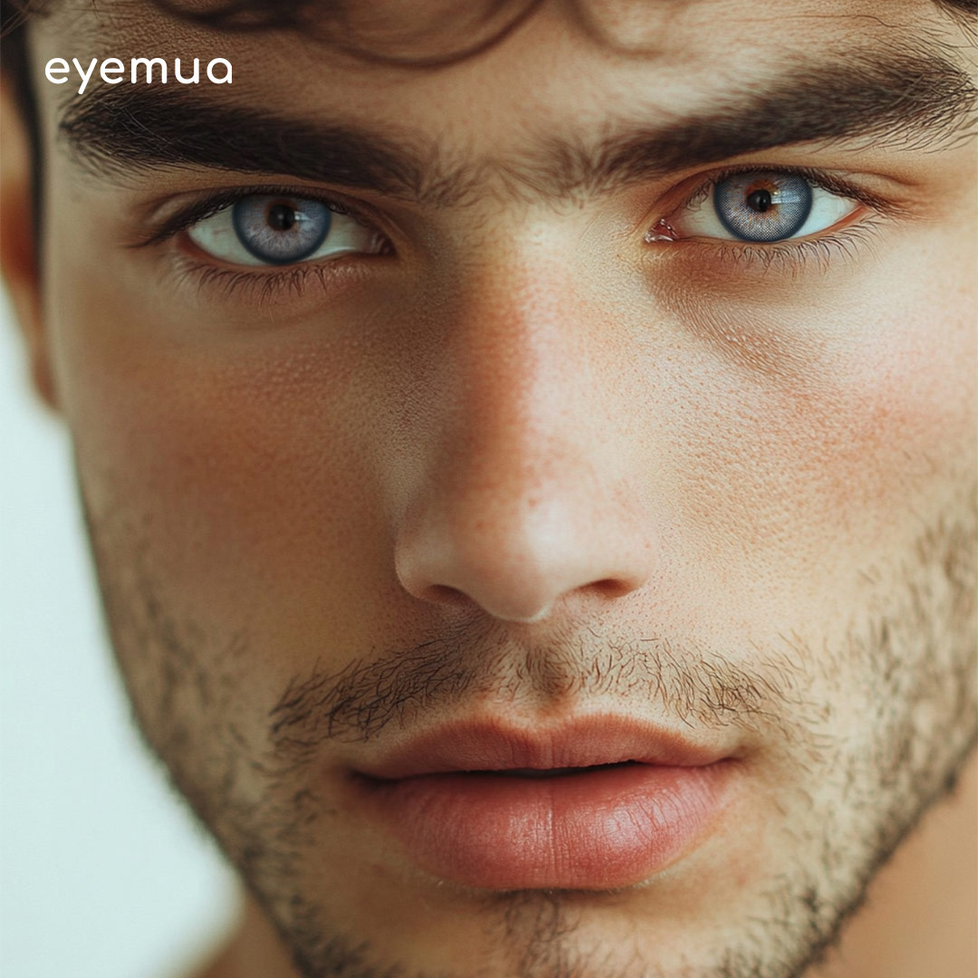 Eyemua Barbie Taylor Blue Men Colored Contact Lenses