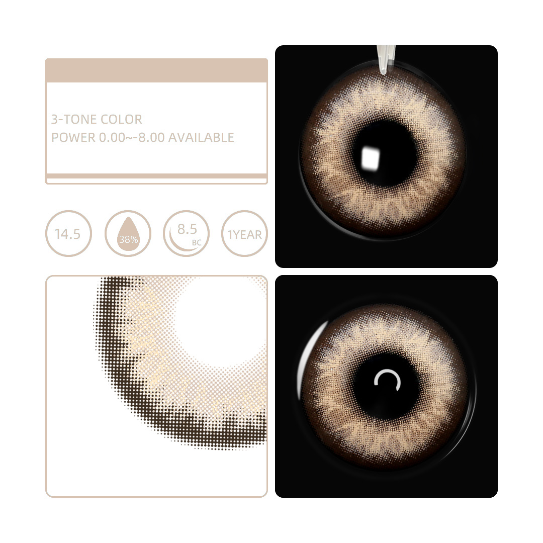 Eyemua Anime Galaxy Brown