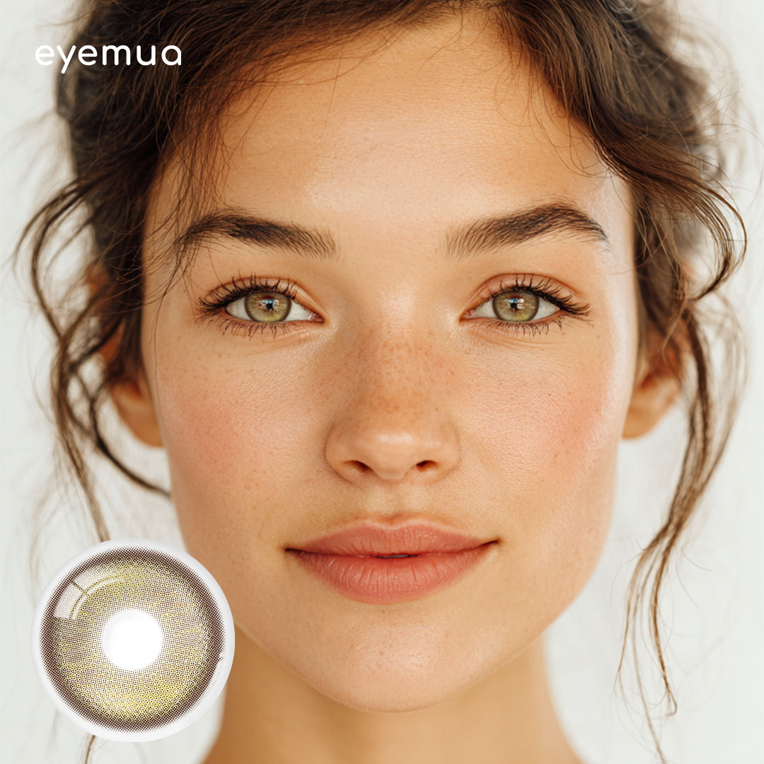 Eyemua Honey Cat Brown – Natural Brown Contact Lenses