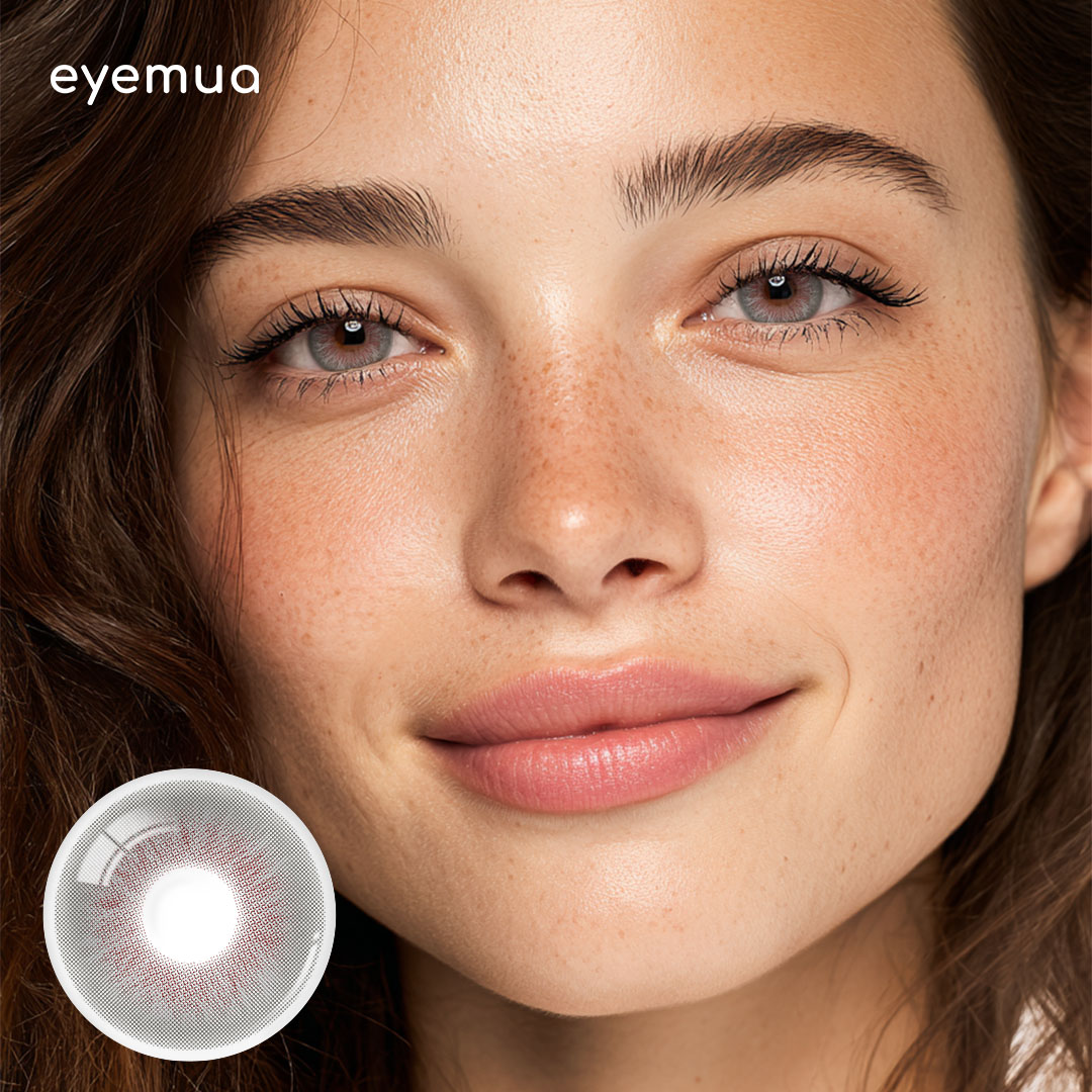 Eyemua Dusken Grey Contacts – Natural Soft Grey Lenses