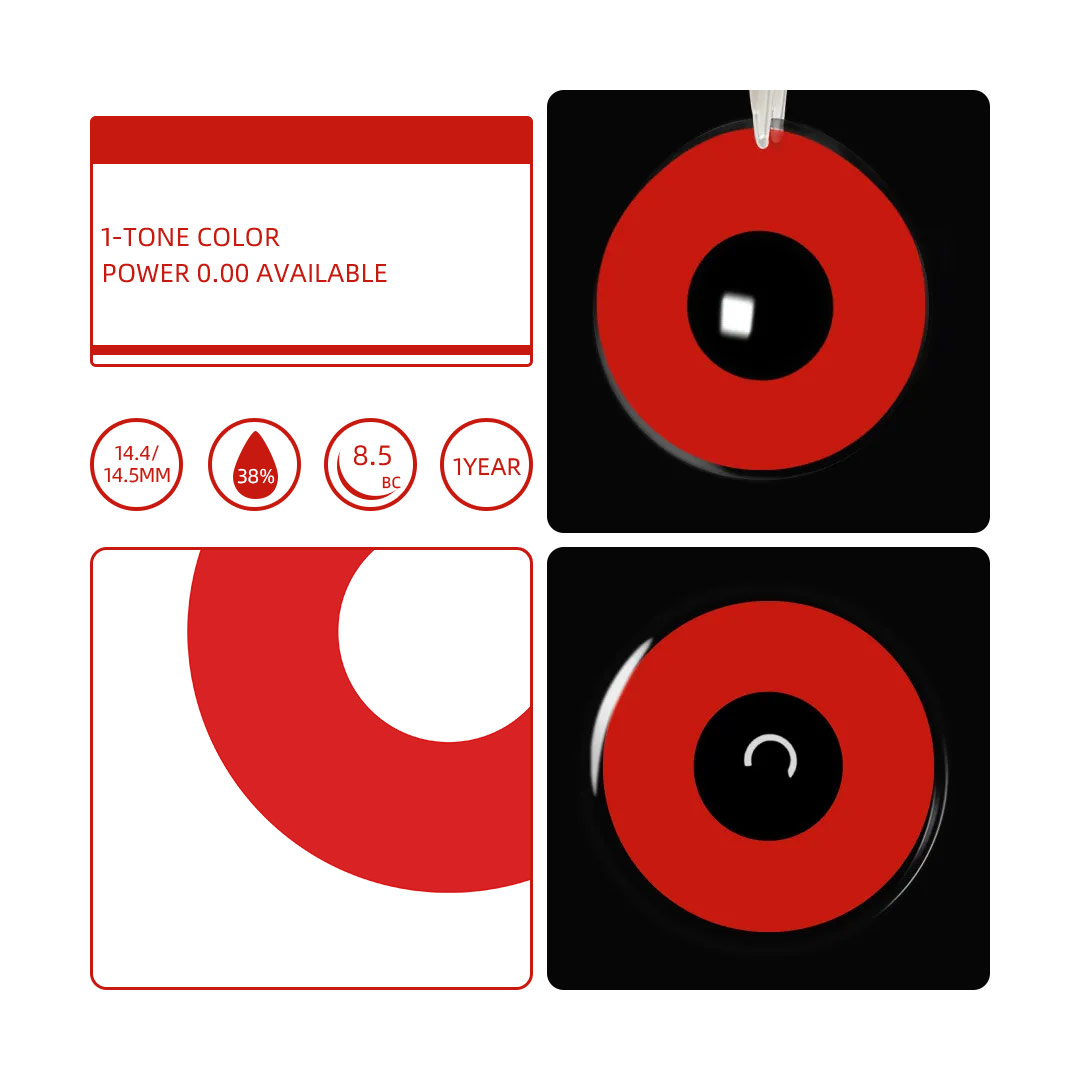 Eyemua Blank Red