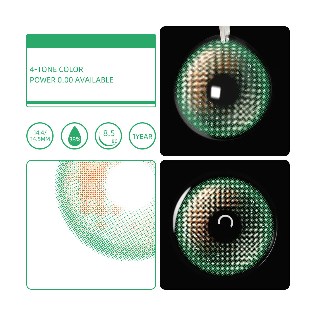 Eyemua Glimery Green