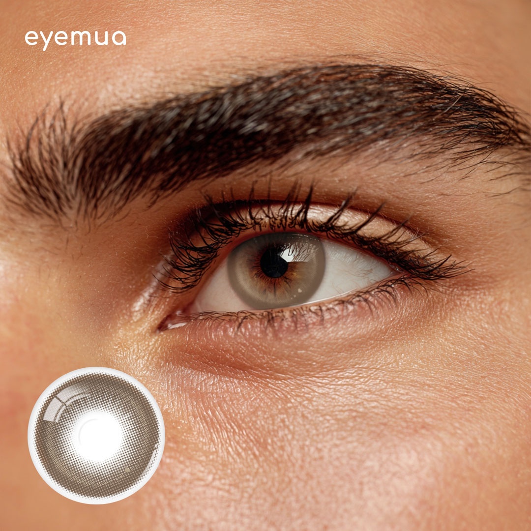 Eyemua Dark Knight Chocolate Men Colored Contact Lenses