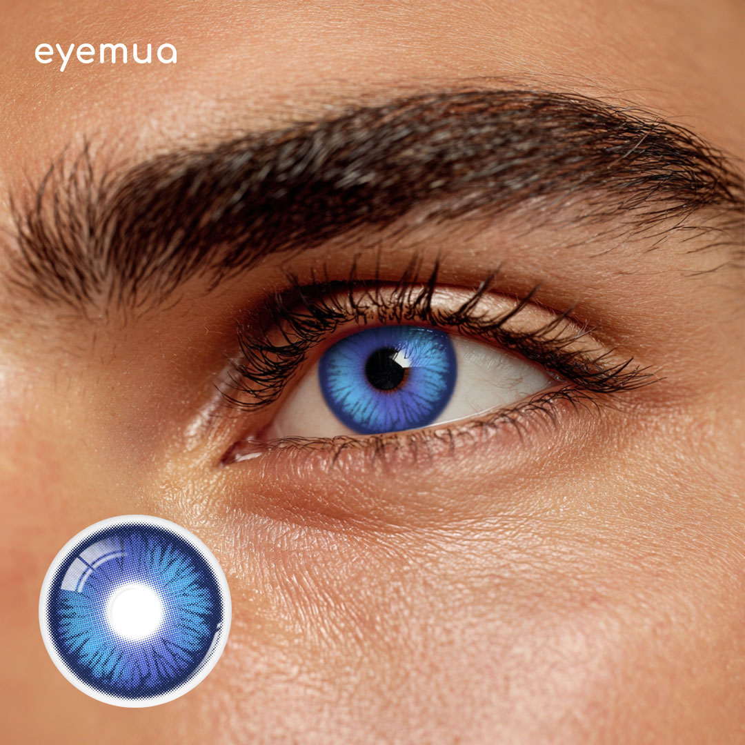Eyemua Polo Punk Purple Men Colored Contact Lenses