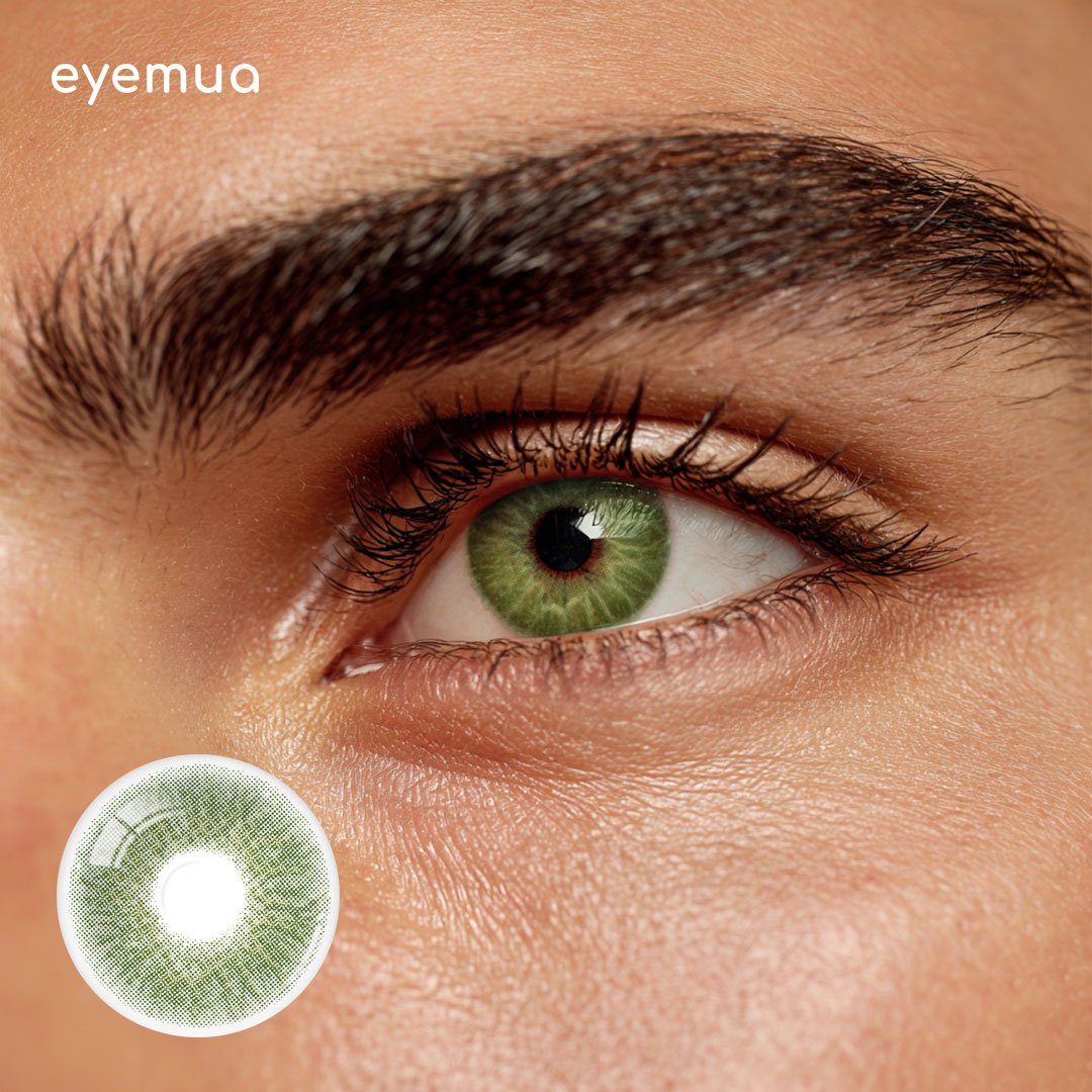 Eyemua Majesty Green Men Colored Contact Lenses