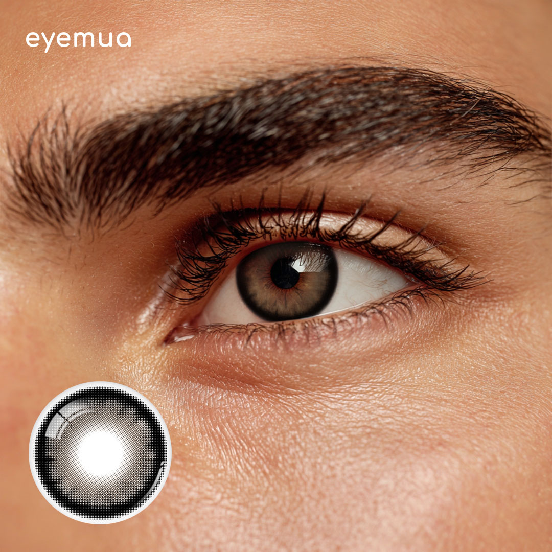 Eyemua Nocturne Brown Men Colored Contact Lenses