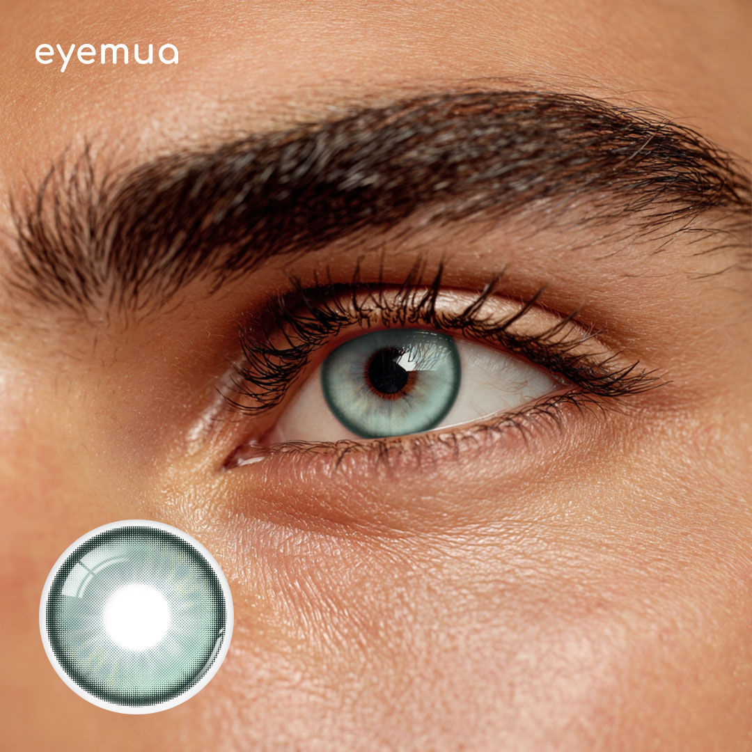 Eyemua Dreamscape Green Men Colored Contact Lenses