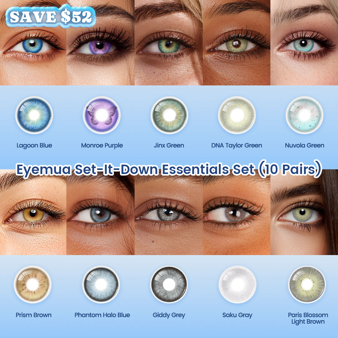 Eyemua Set-It-Down Essentials Set (10 Pairs)