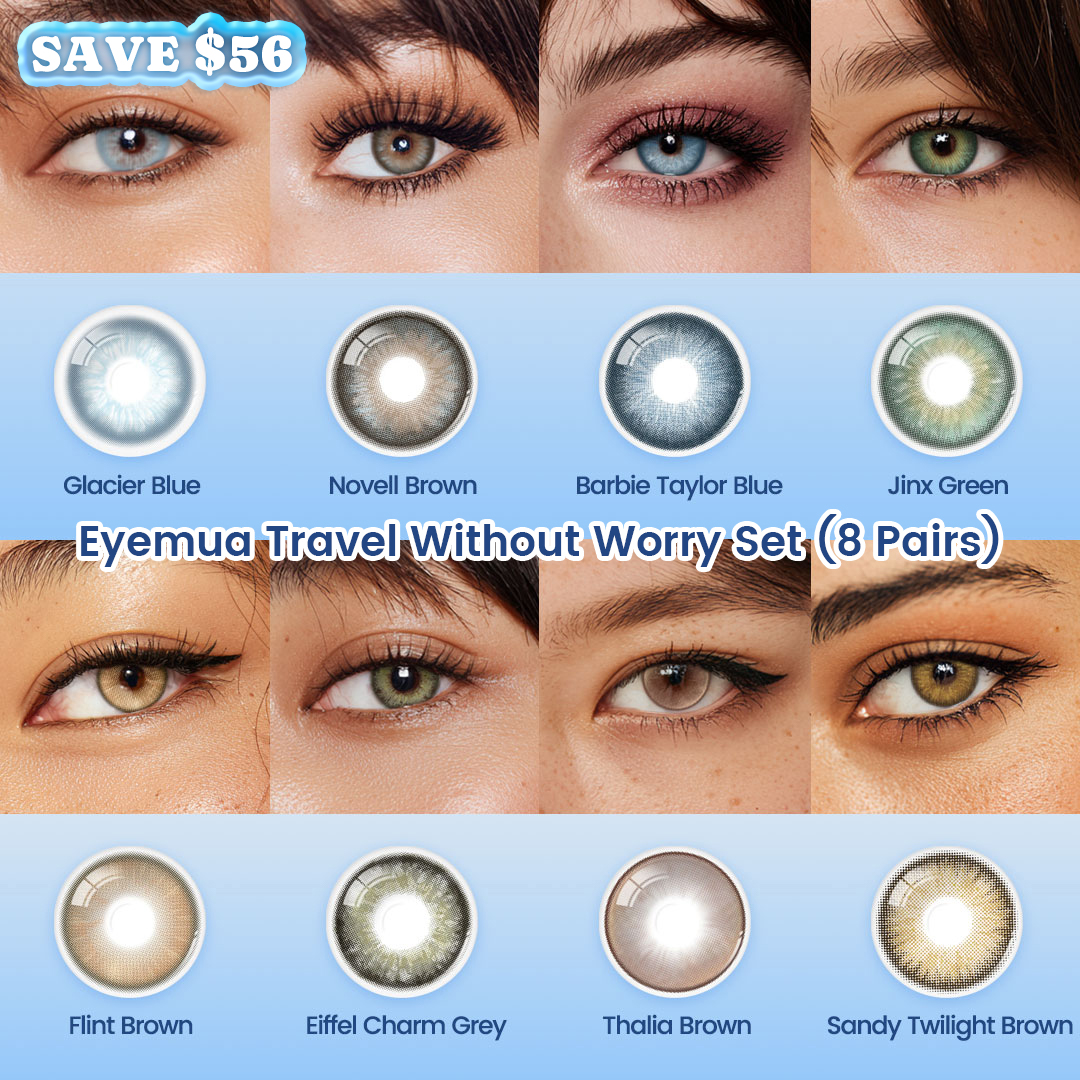 Eyemua Travel Without Worry Set (8 Pairs)